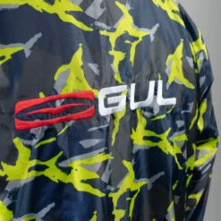 GUL EVORobe Hooded Changing Robe - Camo - Junior -Water Sports Supplies AC0128 B6CMLI BACK EMB DETAIL 500x500 2