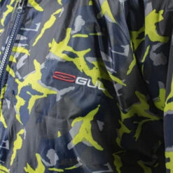GUL EVORobe Hooded Changing Robe - Camo - Junior -Water Sports Supplies AC0128 B6CMLI FRONT CHEST DETAIL 500x500 2