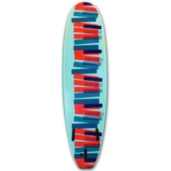 Mobyk 7.0 Classic Long Surfboard - Blue Curacao -Water Sports Supplies ClassicLong BlueCuracao back 500x500 1