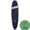 Mobyk 7.6 Classic Long Surfboard - Midnight Blue