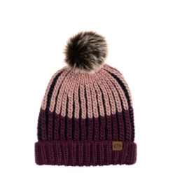 Animal Avora Knitted Beanie Grape Purple
