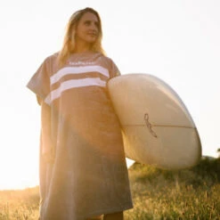 Northcore Beach Basha Changing Robe Stripes - Grey -Water Sports Supplies NOCO24L 3 500x500 1