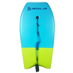Sola Revolver Bodyboard (42") -Water Sports Supplies REV 037 BLUE LIME LINED FRONT 500x500 4