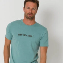 Animal Mens Marrly T-Shirt - Mineral Blue Marl -Water Sports Supplies animal mens marrly tee indigo blue marl 1 500x500 1