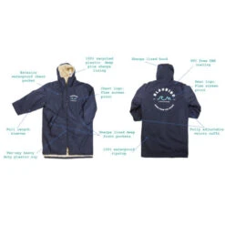 Bleubird - The Nordic Robe - Navy 15 Bleubird - The Nordic Robe - Navy -Water Sports Supplies bleubird nordic robe spec 500x500 5