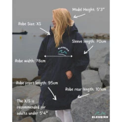 Bleubird - The Nordic Robe - Navy 19 Bleubird - The Nordic Robe - Navy -Water Sports Supplies bleubird xs sizing 500x500 5
