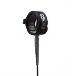 FCS All Round Essential Longboard Leash 9ft Ankle - Black Grey