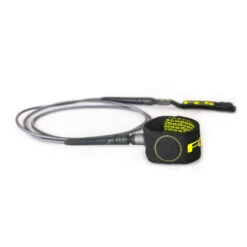 FCS Freedom Leash - 6ft -Water Sports Supplies fcs freedom leash charcoal green coil 500x500 1
