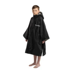 Frostfire Moonwrap Kids Waterproof Changing Robe - XS - Black -Water Sports Supplies frostfire moonwrap kids changing robe black 3 500x500 2