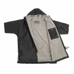 Frostfire Moonwrap Kids Waterproof Changing Robe - XS - Black -Water Sports Supplies frostfire moonwrap kids changing robe black 5 500x500 2