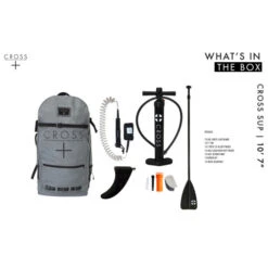 GUL 10'7" Cross Inflatable Paddle Board (SUP) Package -Water Sports Supplies gul cross 10ft sup gear 500x500 1