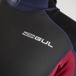 GUL Response 3/2mm Flatlock Steamer Wetsuit - Navy Red -Water Sports Supplies gul response 3mm flatlock steamer navy red 2 500x500 1