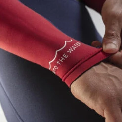 GUL Response 3/2mm Flatlock Steamer Wetsuit - Navy Red -Water Sports Supplies gul response 3mm flatlock steamer navy red 3 500x500 1