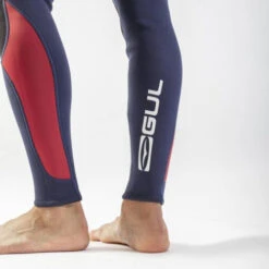 GUL Response 3/2mm Flatlock Steamer Wetsuit - Navy Red -Water Sports Supplies gul response 3mm flatlock steamer navy red 4 500x500 1
