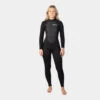 GUL Response Ladies 3/2mm Flatlock Wetsuit - Black -Water Sports Supplies gul response 3mm flatlock women black 500x500 1