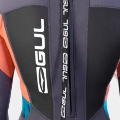 GUL Response Ladies 3/2mm Flatlock Wetsuit - Grey Coral 16 GUL Response Ladies 3/2mm Flatlock Wetsuit - Grey Coral -Water Sports Supplies gul response 3mm flatlock women grey 5 500x500 1