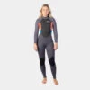 GUL Response Ladies 3/2mm Flatlock Wetsuit - Grey Coral -Water Sports Supplies gul response 3mm flatlock women grey 500x500 1