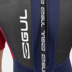 GUL Response 3/2mm Flatlock Shorty Wetsuit - Navy Red -Water Sports Supplies gul response shorty navy red 6 500x500 1