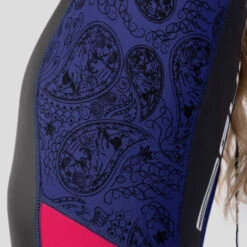 GUL Response Ladies 3/2mm Flatlock Shorty Wetsuit - Navy Paisley -Water Sports Supplies gul response shorty women navy paisley 6 500x500 1
