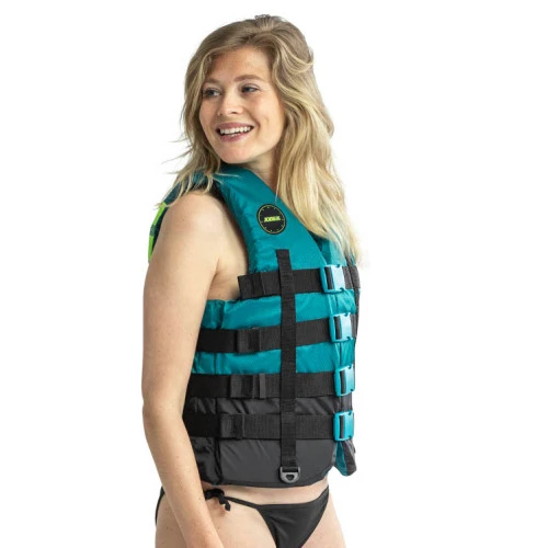Jobe 4 Buckle Life Vest Teal 4 Jobe 4 Buckle Life Vest Teal - Image 2