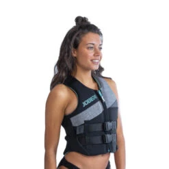 Jobe Neoprene Life Vest Women - Cool Grey [50N] -Water Sports Supplies jobe neoprene life vest women cool grey 244920015 2 500x500 1