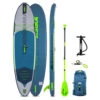 Jobe Yarra 10.6 Inflatable Paddle Board Package Steel Blue -Water Sports Supplies jobe yarra steel blue sup package 486423013 500x500 1