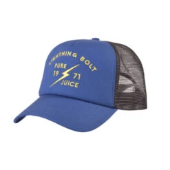 Lightning Bolt - Pure Juice Trucker Hat - Blue