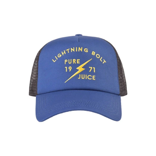 Lightning Bolt - Pure Juice Trucker Hat - Blue 4 Lightning Bolt - Pure Juice Trucker Hat - Blue - Image 2