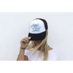 Loyal To The Foil - Trucker Snapback Cap - Script Logo In Emerald -Water Sports Supplies loyal to the foil trucker cap emerald 2 500x500 1