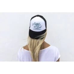 Loyal To The Foil - Trucker Snapback Cap - Script Logo In Emerald -Water Sports Supplies loyal to the foil trucker cap emerald 3 500x500 1