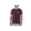 Loyal To The Foil - T-Shirt - 'X' Script Logo - Burgundy -Water Sports Supplies loyal to the foil tshirt X script burgundy 500x500 1