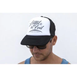 Loyal To The Foil - Trucker Snapback Cap - Script Logo In Black