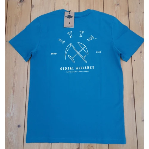 Loyal To The Foil - T-Shirt - 'X' Raeper Logo - Turquoise 4 Loyal To The Foil - T-Shirt - 'X' Raeper Logo - Turquoise - Image 2