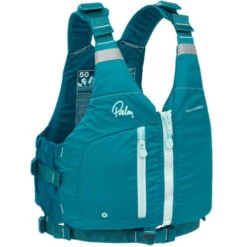 Palm Meander PFD - Women 9 Palm Meander PFD - Women -Water Sports Supplies palm meander women teal pfd 500x500 1