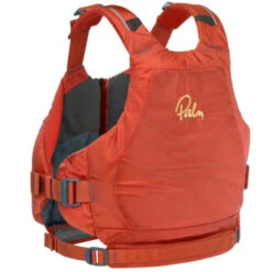 Palm Tika PFD Women -Water Sports Supplies palm tika women tangerine pfd back 500x500 1