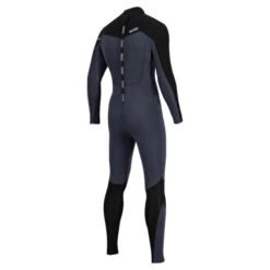 Prolimit Raider Steamer V-Backzip 5mm Mens Winter Wetsuit -Water Sports Supplies prolimit raider men steamer 5mm grey black back 500x500 1