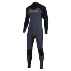 Prolimit Raider Steamer V-Backzip 5mm Mens Winter Wetsuit -Water Sports Supplies prolimit raider men steamer 5mm grey black side 500x500 1