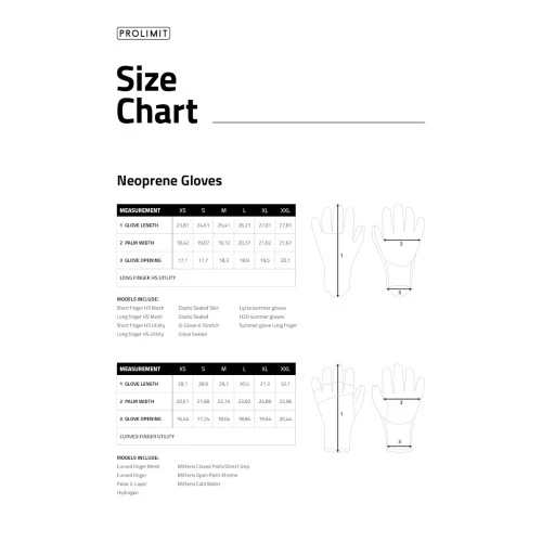 Prolimit Mittens 4mm Cold Water 4 Prolimit Mittens 4mm Cold Water - Image 2