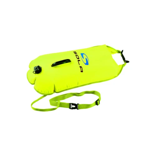 Sola 28ltr Inflatable Swim Buoy And Dry Bag - Yellow 3 Sola 28ltr Inflatable Swim Buoy And Dry Bag - Yellow