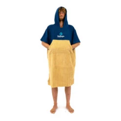 Surflogic Poncho Navy & Beige