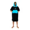 Surflogic Poncho Black & Cyan -Water Sports Supplies surflogic poncho black cyan 500x500 1